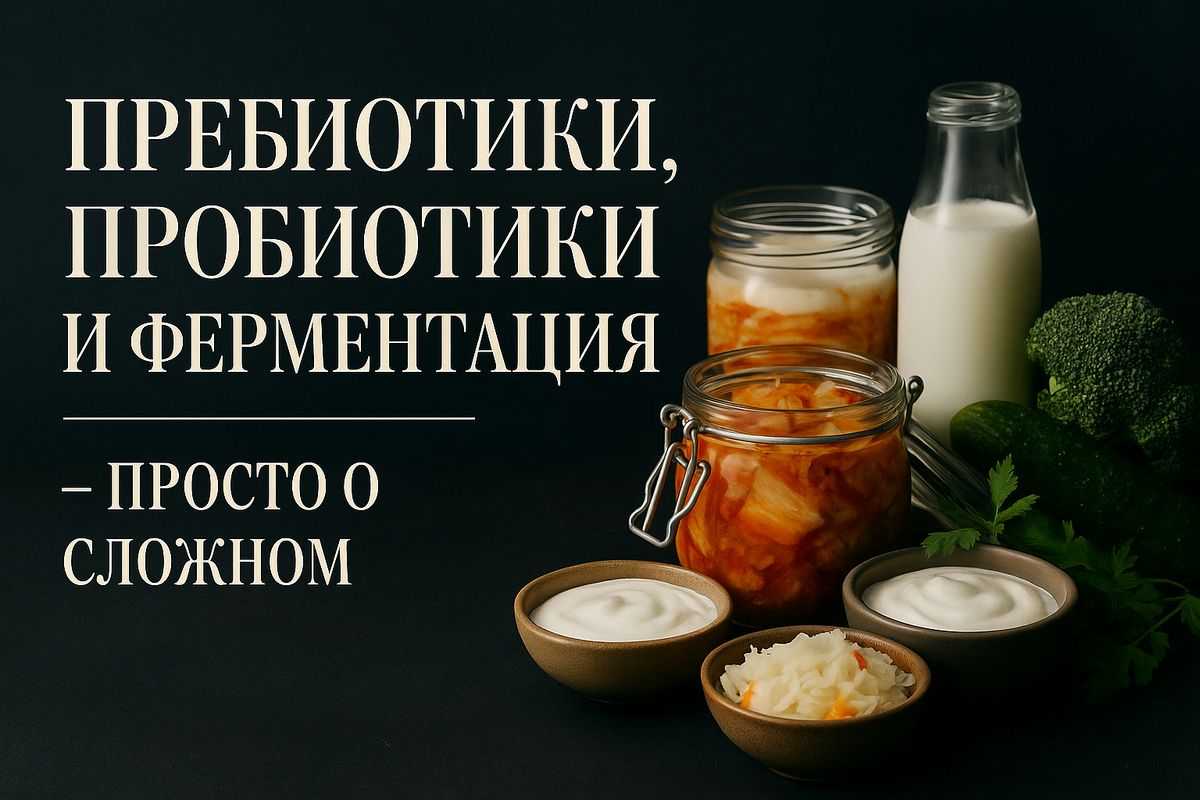 Пребиотики, пробиотики и ферментация: как выбрать продукты, которые действительно помогают кишечнику