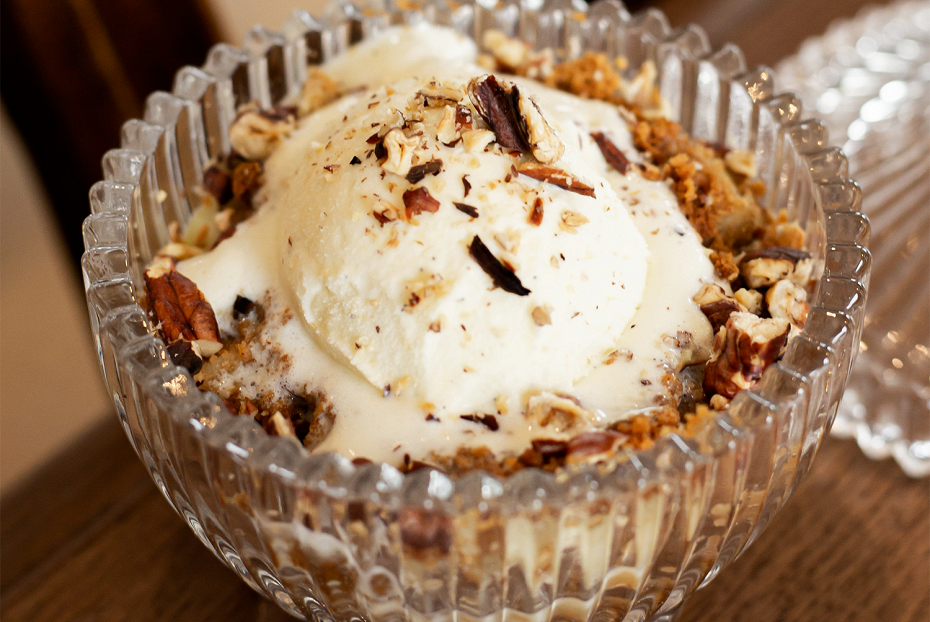 Восхитительные печеные яблоки с имбирным печеньем