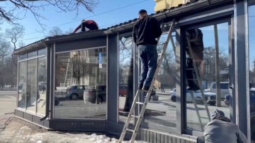 В ресторане «Евразия» на Кронверкском проспекте демонтировали веранду