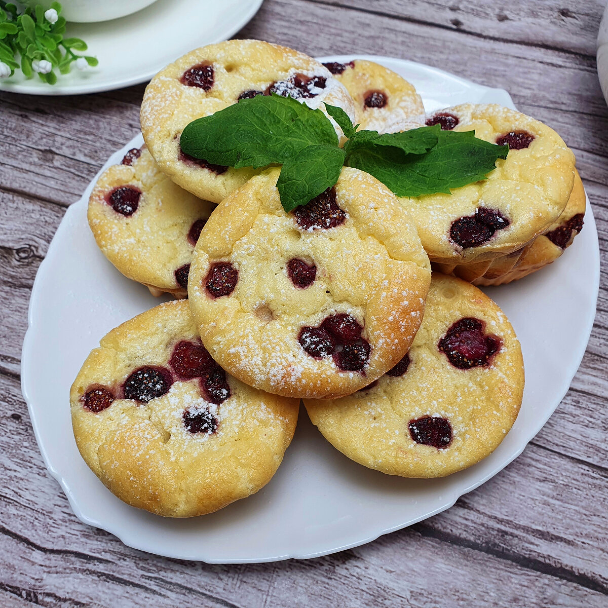 Забудьте о диете: легкие кексы с ягодами, которые запомнятся навсегда