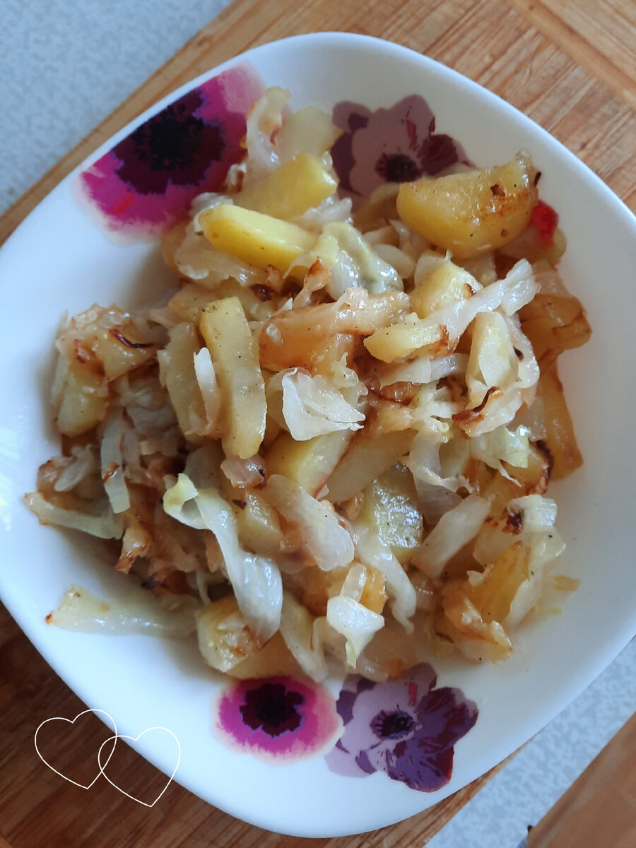 Жареная картошка с капустой: новое звучание известного блюда