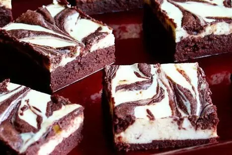 Шоколадный брауни с маскарпоне