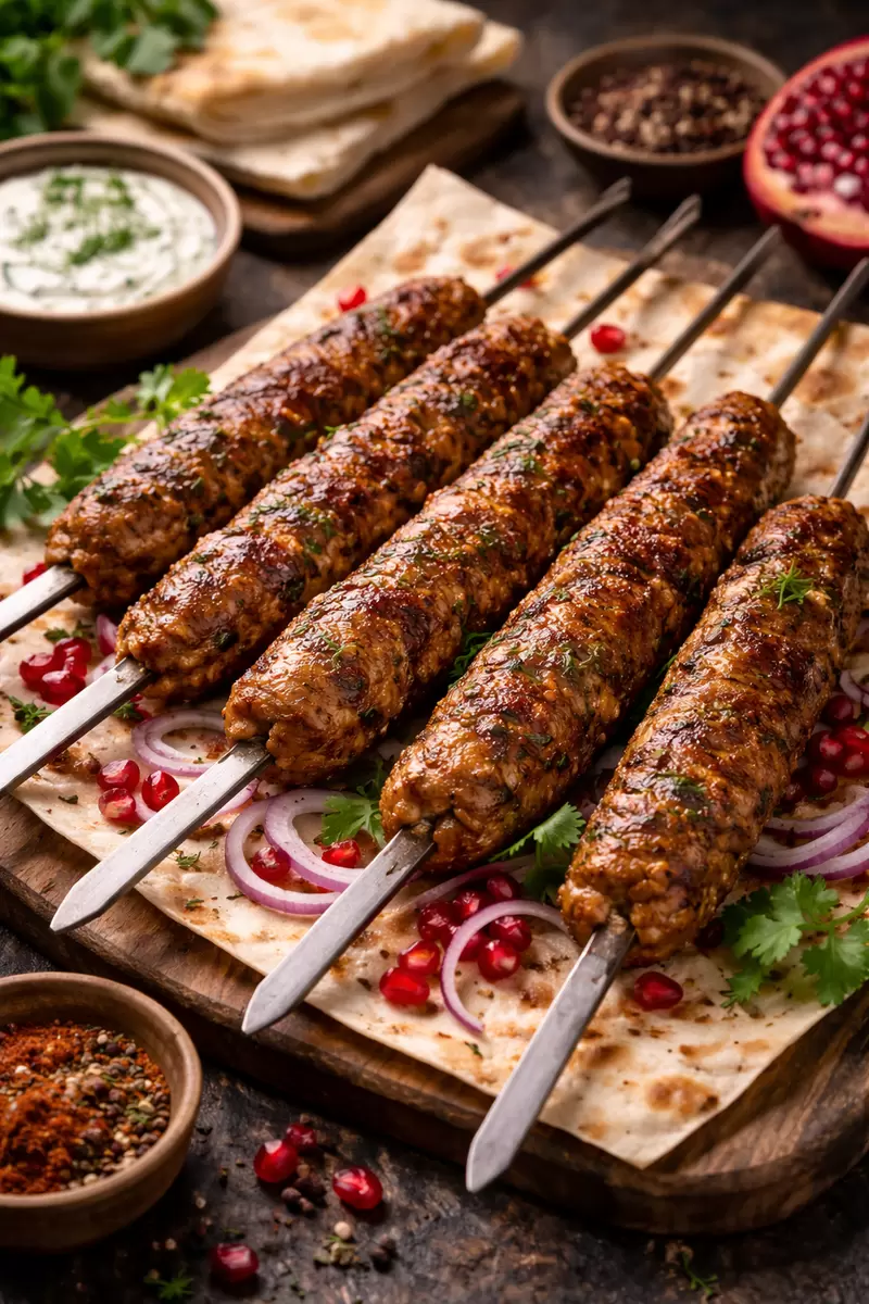 Как Приготовить Сочный И Крепкий Люля Кебаб На Углях