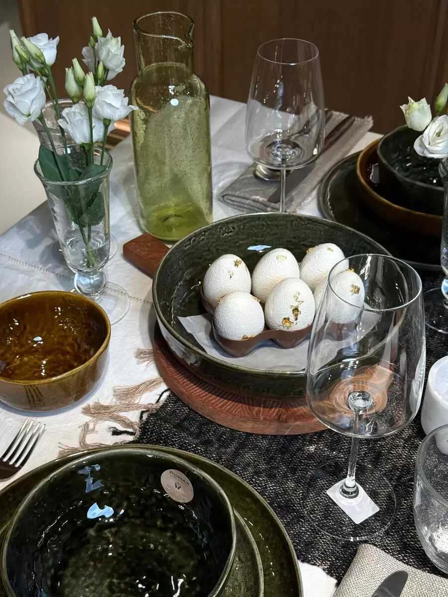 Пасхальная сервировка в стиле рустик от Pomax, которая вдохновляет