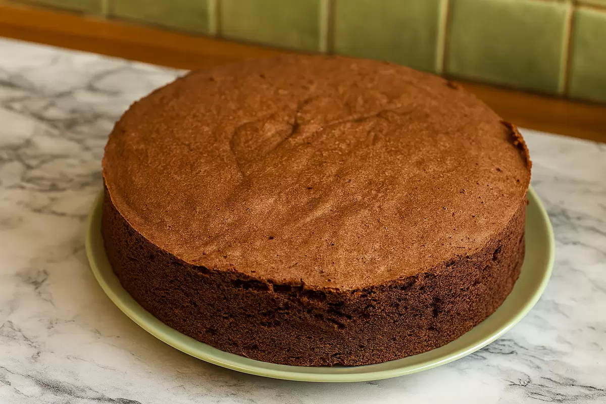 Шоколадный бисквит, который нужно бросать