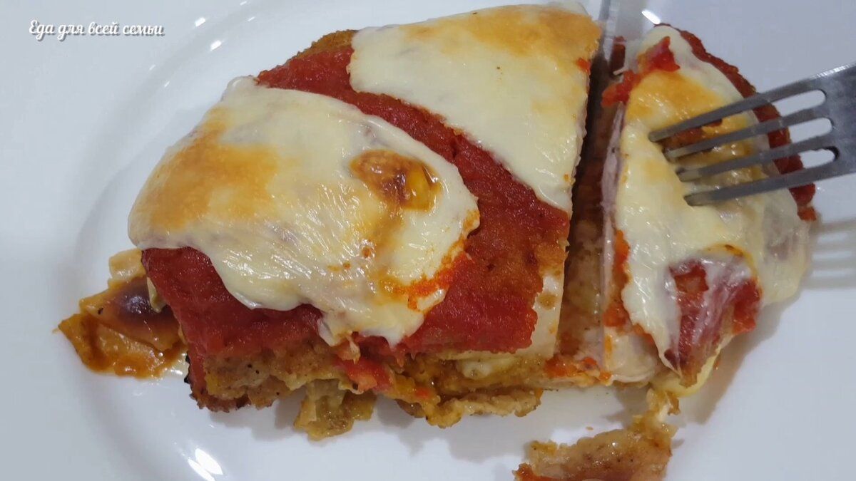 Сытная курочка с сыром моцарелла в духовке