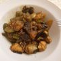 Куриное филе с баклажанами и кабачками